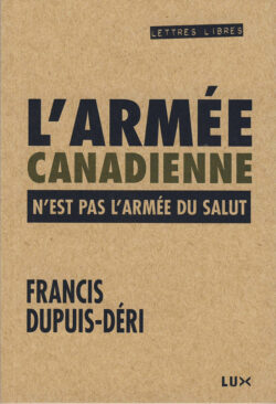 Couverture du livre : L'armée canadienne n'est pas l'Armée du salut