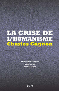 Couverture du livre : La crise de l'humanisme