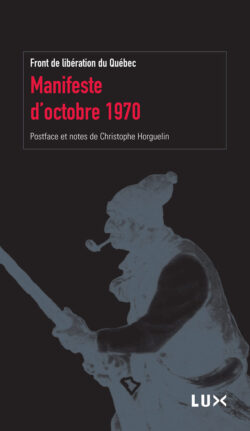 Couverture du livre : Manifeste d'octobre 1970