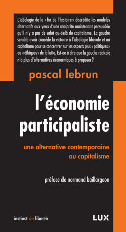 Couverture du livre : L'économie participaliste