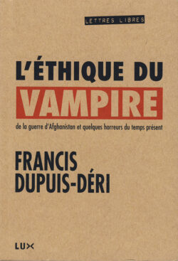 Couverture du livre : L'éthique du vampire