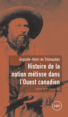 Livre Histoire de la nation métisse dans l’Ouest canadien