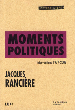 Couverture du livre : Moments politiques