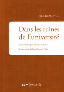 Couverture du livre : Dans les ruines de l'université