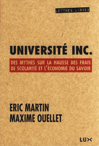 Couverture du livre : Université inc.