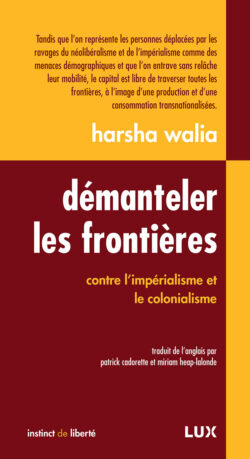 Couverture du livre : Démanteler les frontières