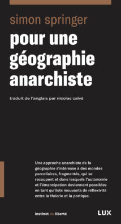 Couverture du livre : Pour une géographie anarchiste