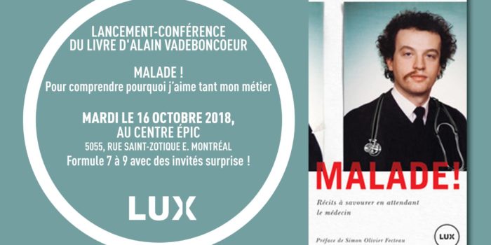 Lancement-conférence d’Alain Vadeboncoeur