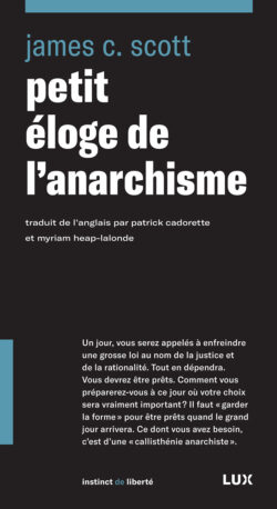 Couverture du livre : Petit éloge de l'anarchisme