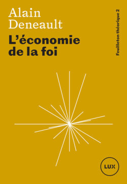 Couverture du livre : L'économie de la foi