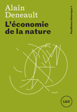 Couverture du livre : L'économie de la nature