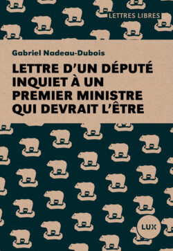 Couverture du livre : Lettre d'un député inquiet à un premier minsitre qui devrait l'être