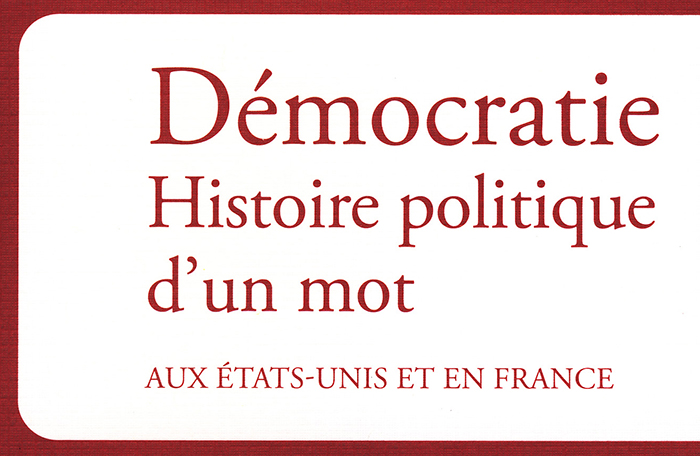 Détail de la couverture du livre «Démocratie, histoire politique d'un mot».