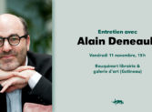 Entretien avec Alain Deneault