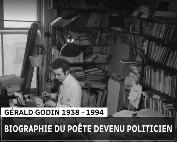 Photo de Gérald Godin extraite du reportage de Radio-Canada.