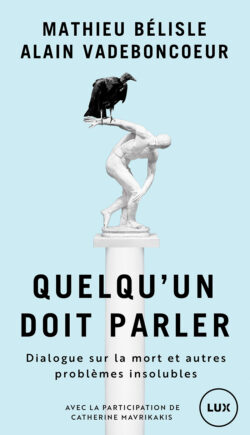 Couverture du livre «Quelqu'un doit parler».