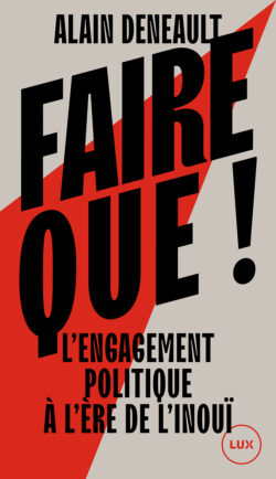 Couverture du livre «Faire que!»