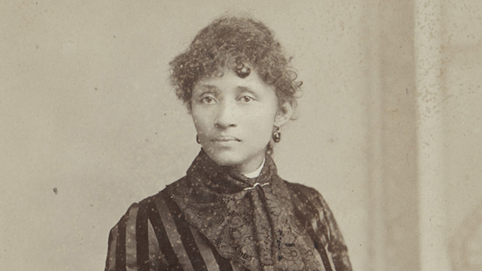 Portrait photo de Lucy Parsons.