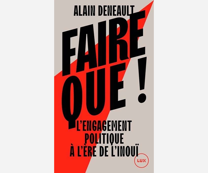 Couverture du livre «Faire que!».