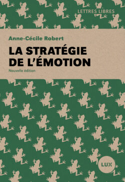 Couverture de la nouvelle édition de «La stratégie de l'émotion».