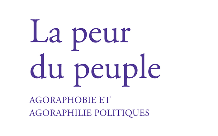 Détail de la couverture du livre «La peur du peuple».