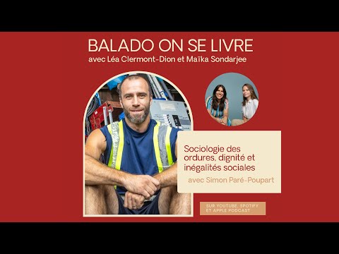 Affiche de l'émission «On se livre» avec une photo de Simon Paré-Poupart.