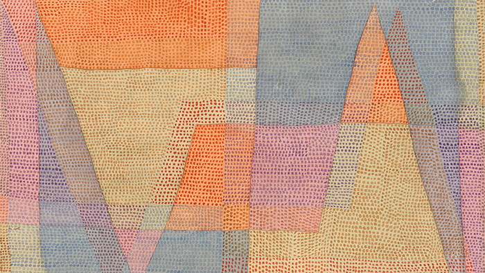 Peinture abstraite de Paul Klee.
