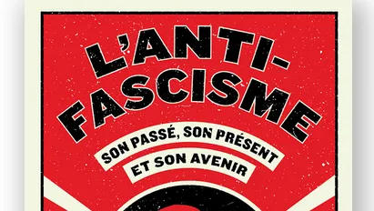 Détail de la couverture de l'édition grand format du livre «L'antifascisme».