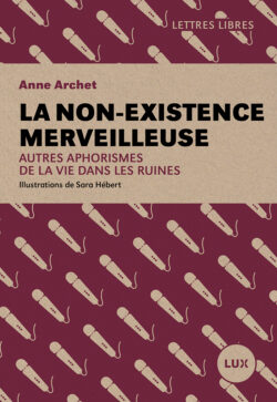 Couverture du livre «La non-existence merveilleuse».