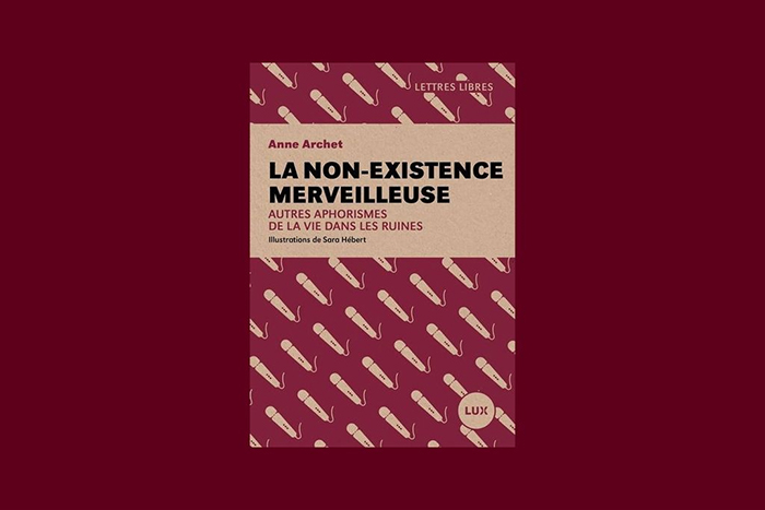 Couverture du livre «La non-existence merveilleuse».