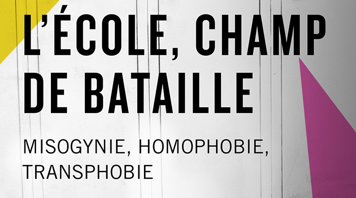 Détail de la couverture du livre «L'école, champ de bataille».